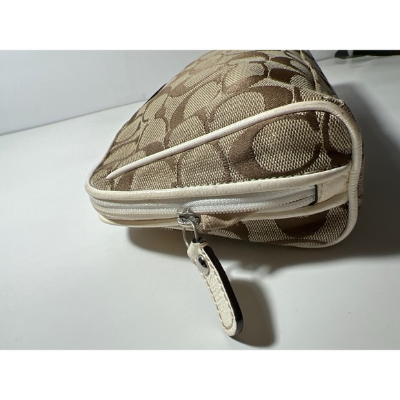 Coach Brown and Cream Cosmetic Bag - Picture 5 of 9